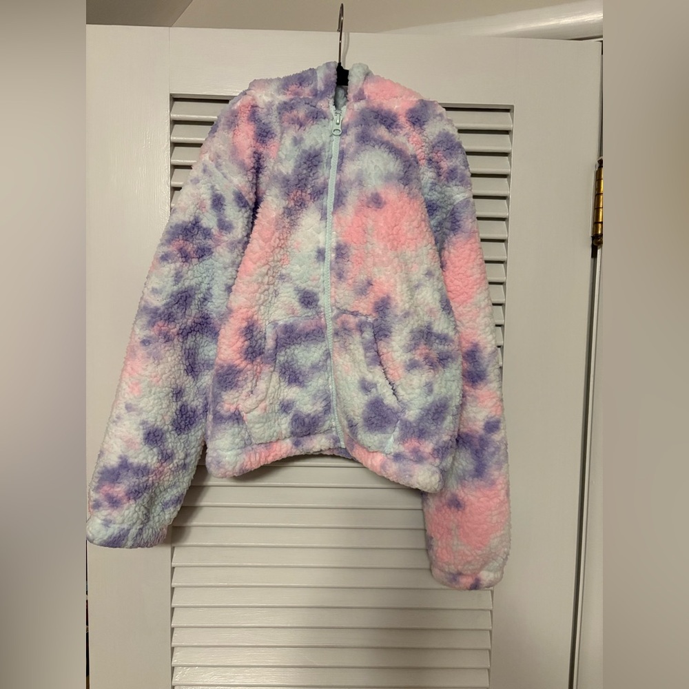 Kids Tie-Dye Fleece Jacket